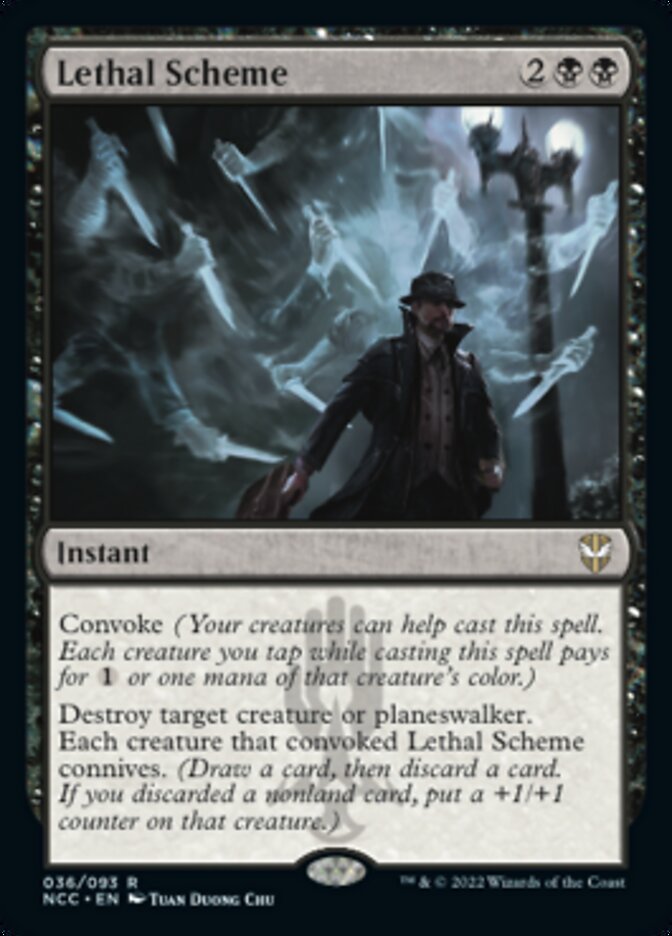 Lethal Scheme [Streets of New Capenna Commander] | Cracking-Singles
