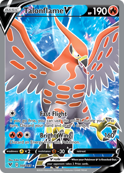 Talonflame V (168/185) [Sword & Shield: Vivid Voltage] | Cracking-Singles