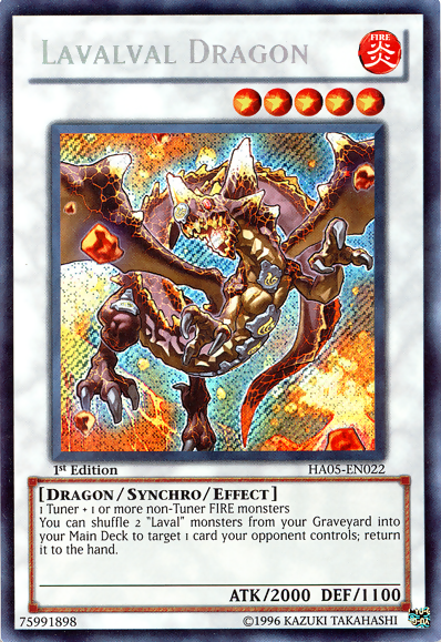 Lavalval Dragon [HA05-EN022] Secret Rare | Cracking-Singles