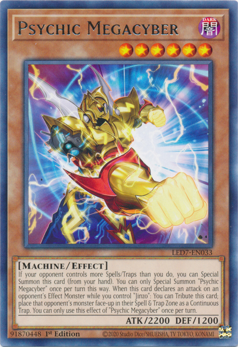 Psychic Megacyber [LED7-EN033] Rare | Cracking-Singles