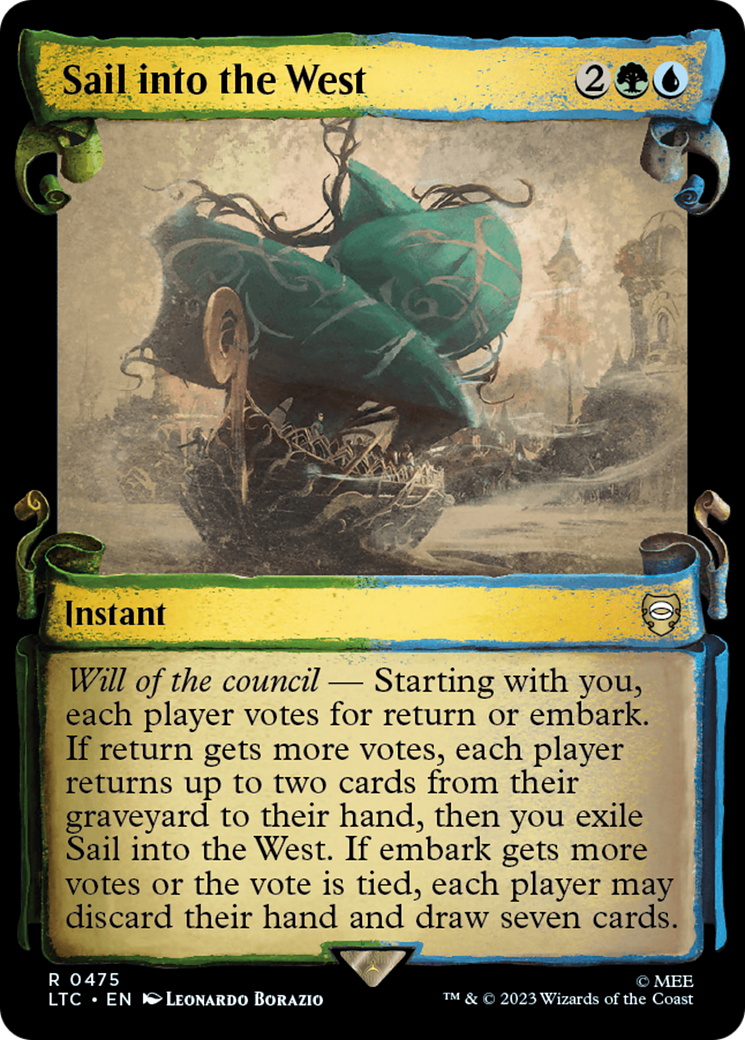 Sail into the West [The Lord of the Rings: Tales of Middle-Earth Commander Showcase Scrolls] | Cracking-Singles