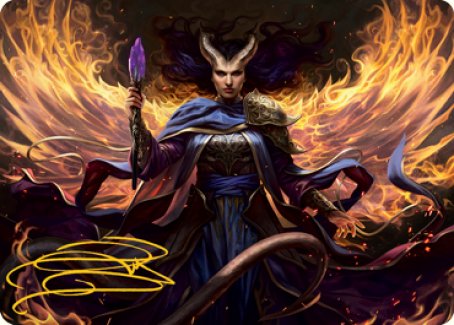 Farideh, Devil's Chosen Art Card (Gold-Stamped Signature) [Dungeons & Dragons: Adventures in the Forgotten Realms Art Series] | Cracking-Singles