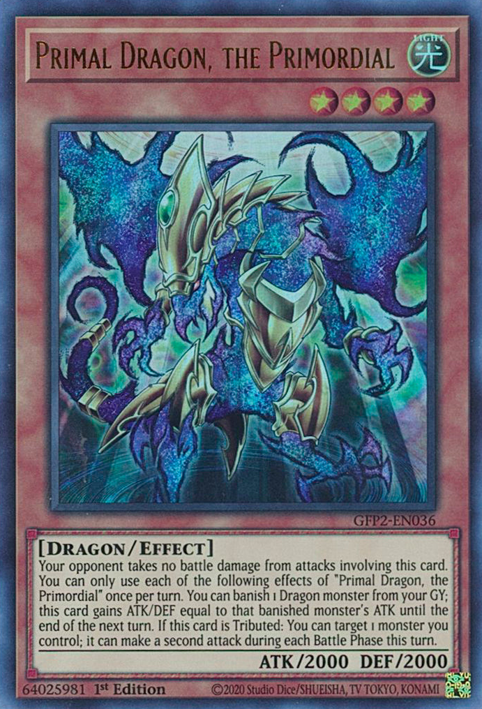 Primal Dragon, the Primordial [GFP2-EN036] Ultra Rare | Cracking-Singles