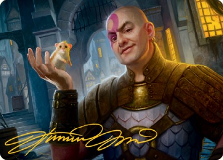 Minsc, Beloved Ranger Art Card (Gold-Stamped Signature) [Dungeons & Dragons: Adventures in the Forgotten Realms Art Series] | Cracking-Singles