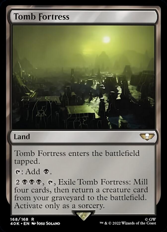 Tomb Fortress (Surge Foil) [Universes Beyond: Warhammer 40,000] | Cracking-Singles