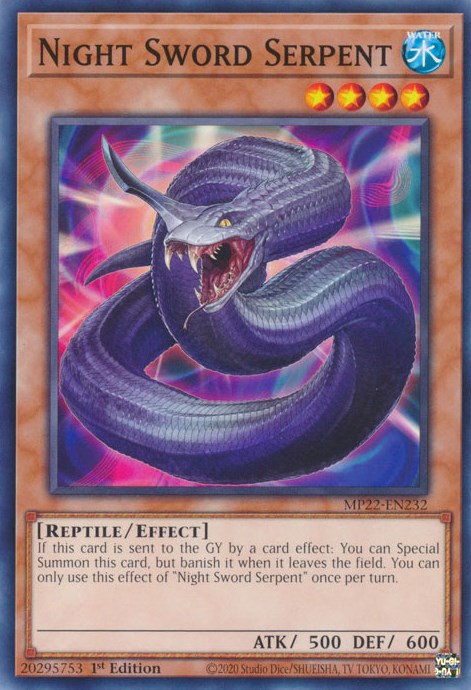 Night Sword Serpent [MP22-EN232] Common | Cracking-Singles