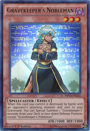 Gravekeeper's Nobleman [MP14-EN212] Ultra Rare | Cracking-Singles
