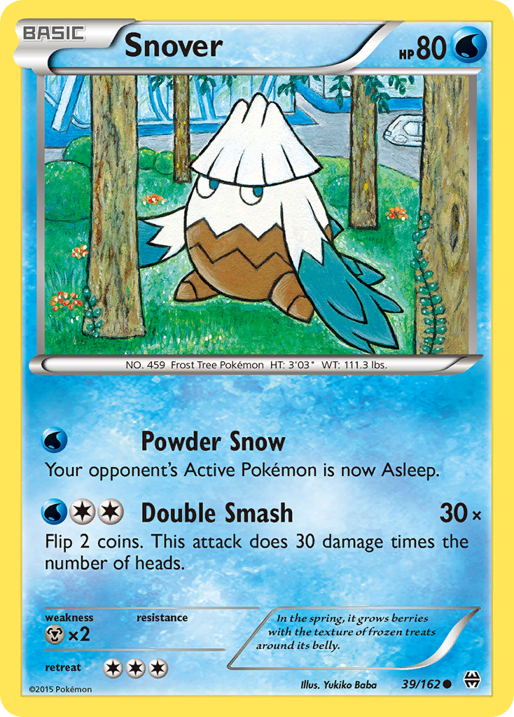 Snover (39/162) [XY: BREAKthrough] | Cracking-Singles