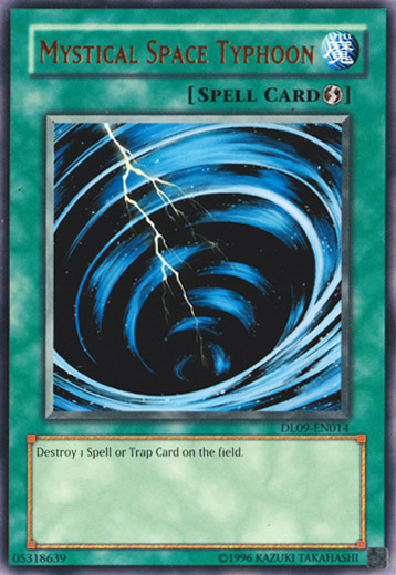 Mystical Space Typhoon (Bronze) [DL09-EN014] Rare | Cracking-Singles