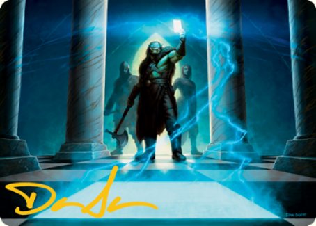 Sudden Insight Art Card (Gold-Stamped Signature) [Dungeons & Dragons: Adventures in the Forgotten Realms Art Series] | Cracking-Singles
