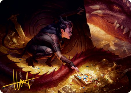 Hoard Robber Art Card (Gold-Stamped Signature) [Dungeons & Dragons: Adventures in the Forgotten Realms Art Series] | Cracking-Singles