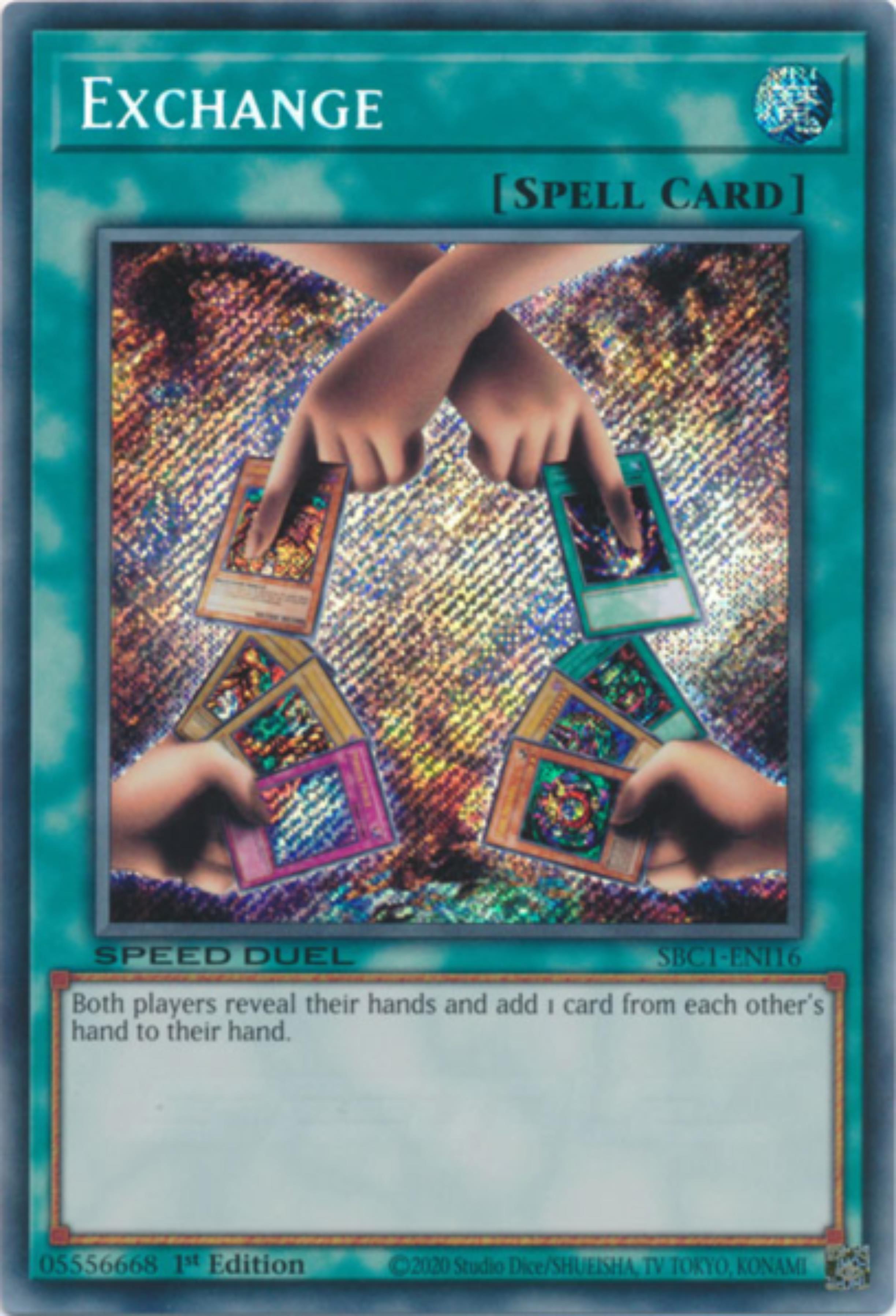Exchange [SBC1-ENI16] Secret Rare | Cracking-Singles
