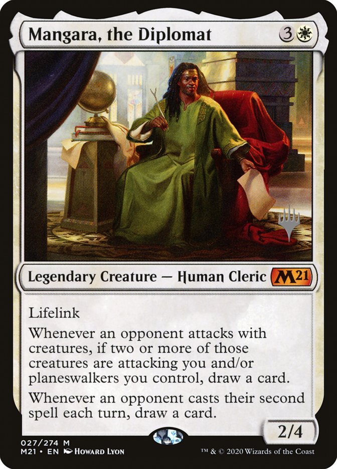 Mangara, the Diplomat (Promo Pack) [Core Set 2021 Promos] | Cracking-Singles