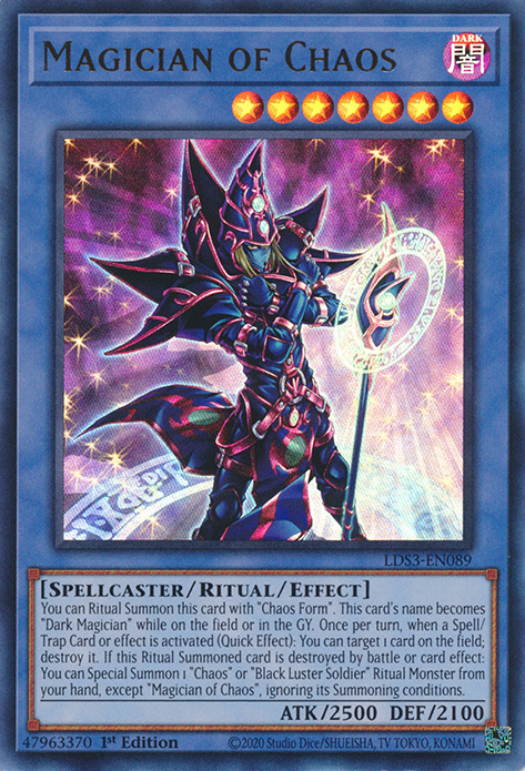 Magician of Chaos [LDS3-EN089] Ultra Rare | Cracking-Singles