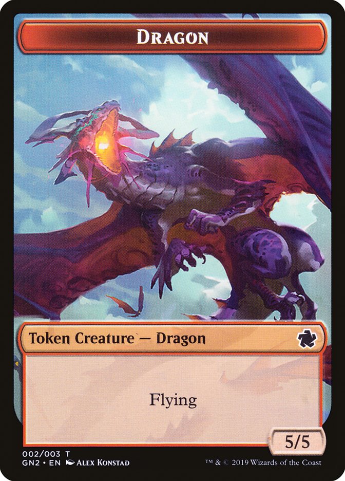 Dragon (002/003) [Game Night 2019 Tokens] | Cracking-Singles