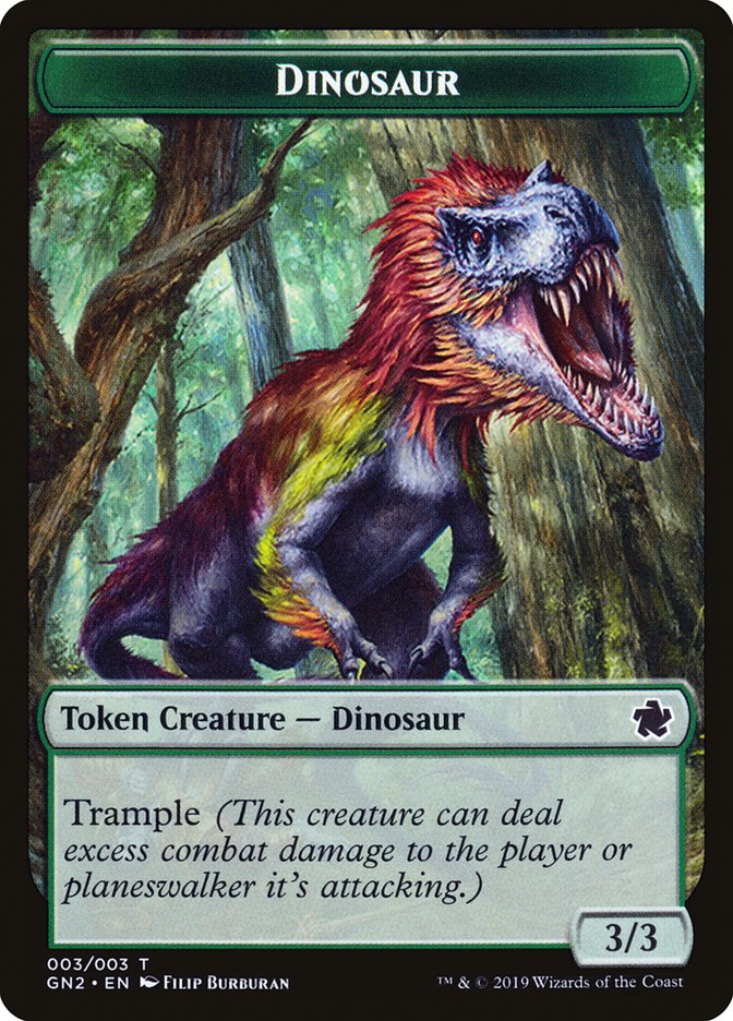Dinosaur [Game Night 2019 Tokens] | Cracking-Singles