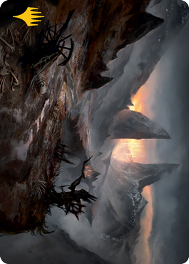Haunted Ridge Art Card (Gold-Stamped Signature) [Innistrad: Midnight Hunt Art Series] | Cracking-Singles