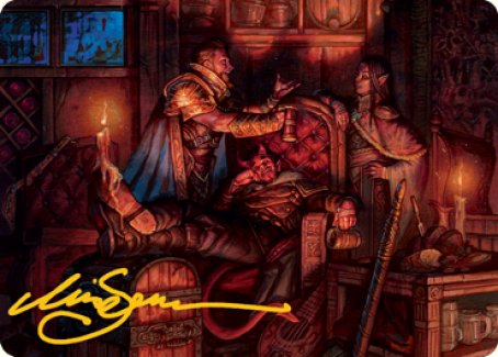 Long Rest Art Card (Gold-Stamped Signature) [Dungeons & Dragons: Adventures in the Forgotten Realms Art Series] | Cracking-Singles