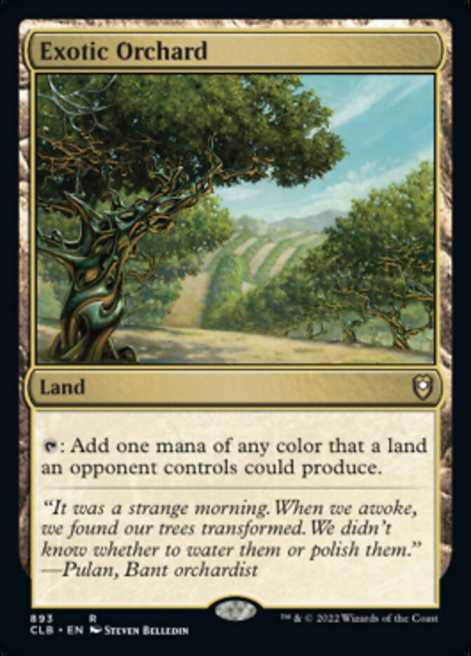 Exotic Orchard [Commander Legends: Battle for Baldur's Gate] | Cracking-Singles