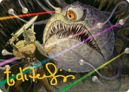 Hive of the Eye Tyrant Art Card (Gold-Stamped Signature) [Dungeons & Dragons: Adventures in the Forgotten Realms Art Series] | Cracking-Singles