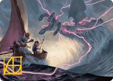 Hall of Storm Giants Art Card (Gold-Stamped Signature) [Dungeons & Dragons: Adventures in the Forgotten Realms Art Series] | Cracking-Singles