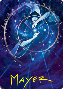 Time Warp Art Card (Gold-Stamped Signature) [Strixhaven: School of Mages Art Series] | Cracking-Singles