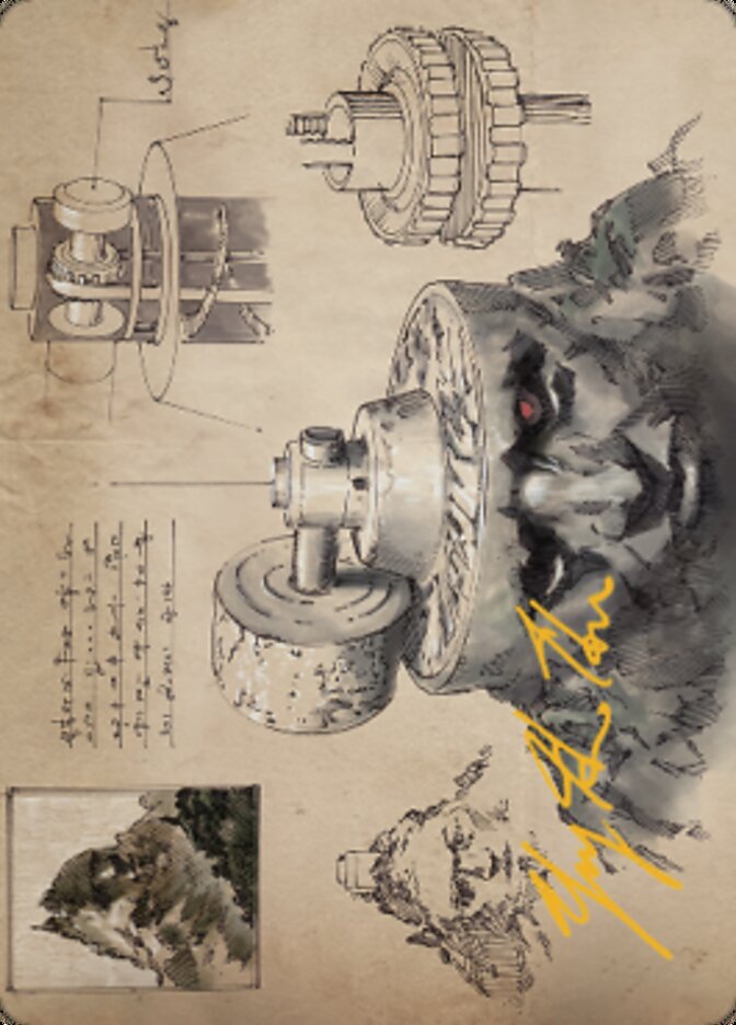 Millstone Art Card (Gold-Stamped Signature) [The Brothers' War Art Series] | Cracking-Singles