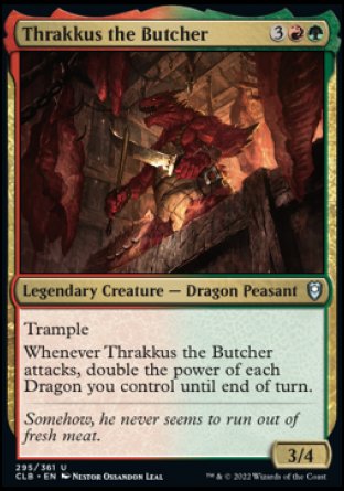 Thrakkus the Butcher [Commander Legends: Battle for Baldur's Gate] | Cracking-Singles