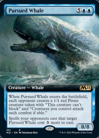 Pursued Whale (Extended Art) [Core Set 2021] | Cracking-Singles