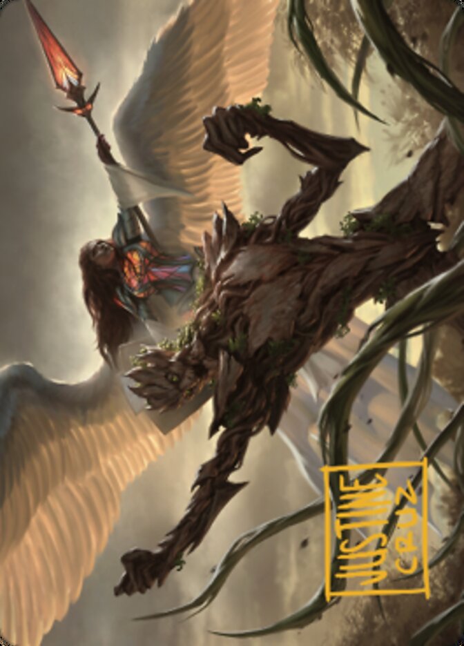Strength of the Coalition Art Card (Gold-Stamped Signature) [Dominaria United Art Series] | Cracking-Singles