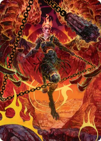 Zariel, Archduke of Avernus Art Card [Dungeons & Dragons: Adventures in the Forgotten Realms Art Series] | Cracking-Singles