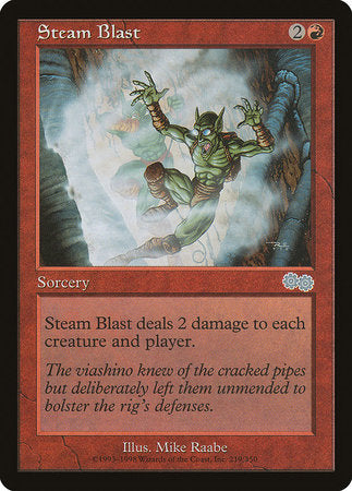 Steam Blast [Urza's Saga] | Cracking-Singles