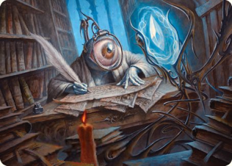 Unblinking Observer Art Card [Innistrad: Midnight Hunt Art Series] | Cracking-Singles