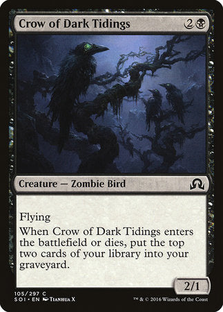 Crow of Dark Tidings [Shadows over Innistrad] | Cracking-Singles