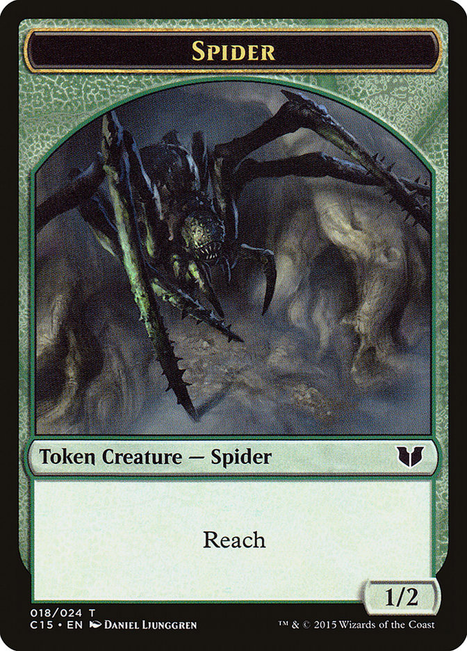 Spider Token [Commander 2015 Tokens] | Cracking-Singles