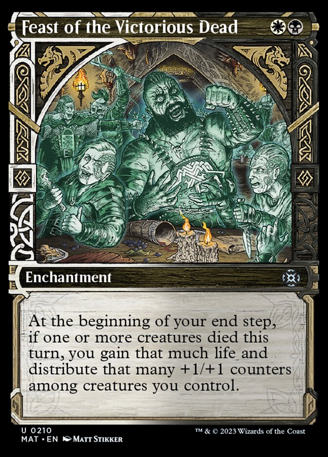 Feast of the Victorious Dead (Showcase Halo Foil) [March of the Machine: The Aftermath] | Cracking-Singles