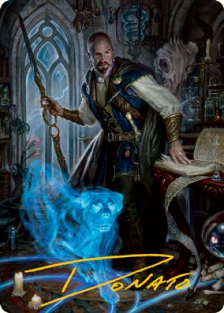 Mordenkainen Art Card (Gold-Stamped Signature) [Dungeons & Dragons: Adventures in the Forgotten Realms Art Series] | Cracking-Singles