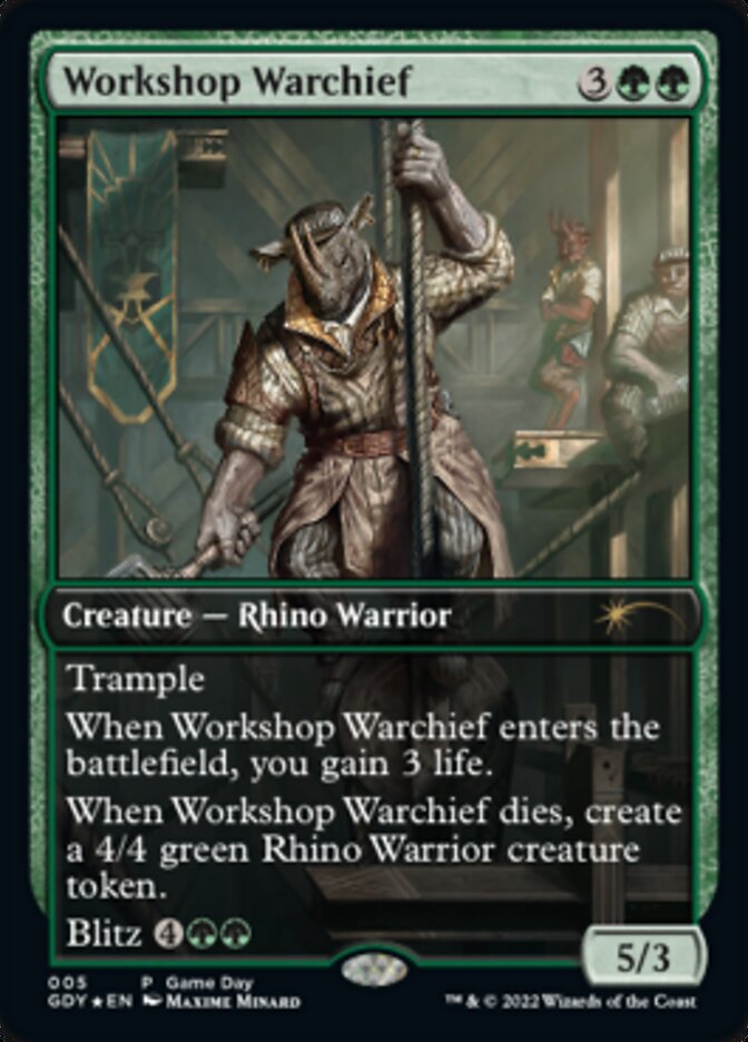 Workshop Warchief [Game Day 2022] | Cracking-Singles