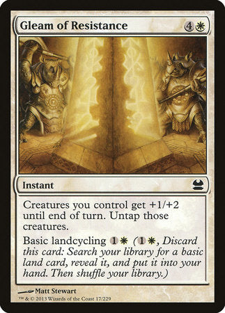Gleam of Resistance [Modern Masters] | Cracking-Singles