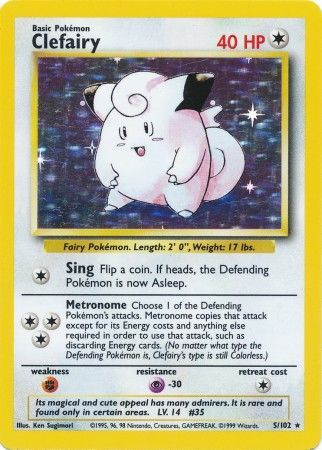 Clefairy (5/102) [Base Set Unlimited] | Cracking-Singles