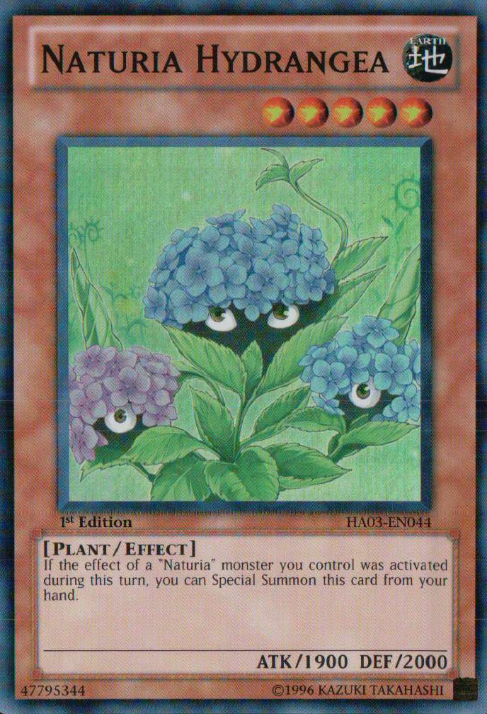 Naturia Hydrangea [HA03-EN044] Super Rare | Cracking-Singles