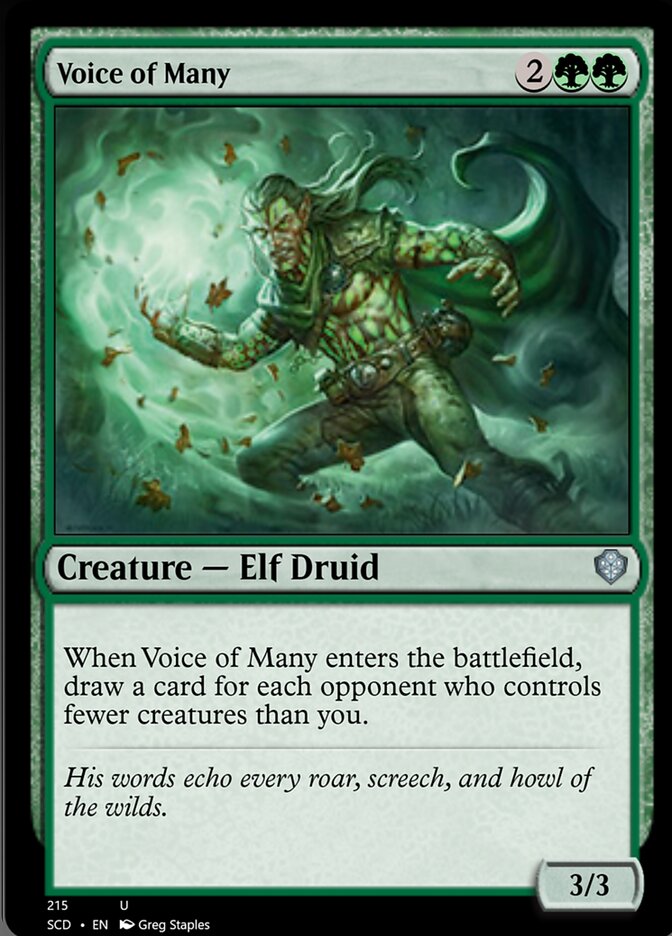 Voice of Many [Starter Commander Decks] | Cracking-Singles
