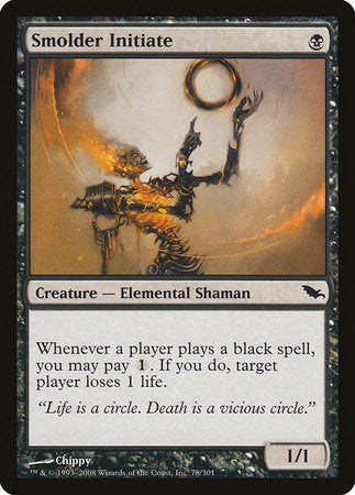 Smolder Initiate [Shadowmoor] | Cracking-Singles