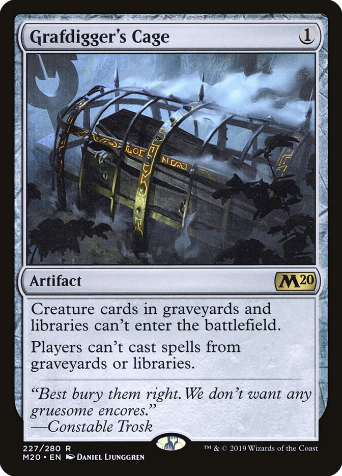 Grafdigger's Cage [Core Set 2020] | Cracking-Singles