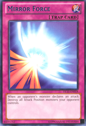Mirror Force (Blue) [DL15-EN018] Rare | Cracking-Singles