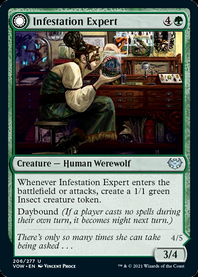 Infestation Expert // Infested Werewolf [Innistrad: Crimson Vow] | Cracking-Singles