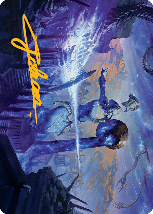 Ephara, Ever-Sheltering Art Card (Gold-Stamped Signature) [March of the Machine Art Series] | Cracking-Singles