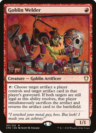 Goblin Welder [Commander Anthology Volume II] | Cracking-Singles