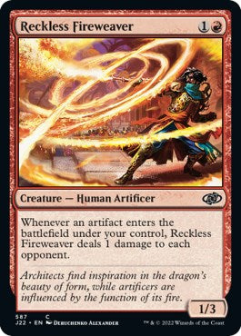 Reckless Fireweaver [Jumpstart 2022] | Cracking-Singles