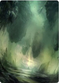 Swamp 1 Art Card [Zendikar Rising Art Series] | Cracking-Singles
